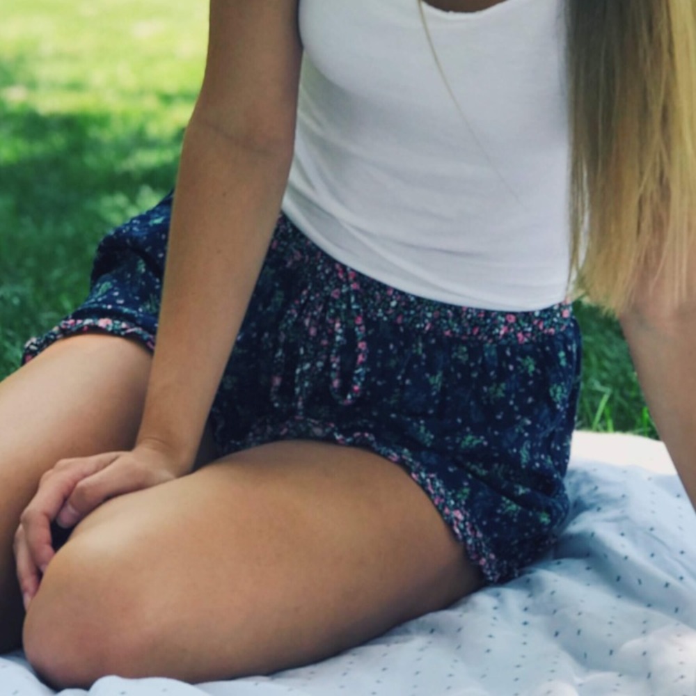 Floral Flowy Shorts